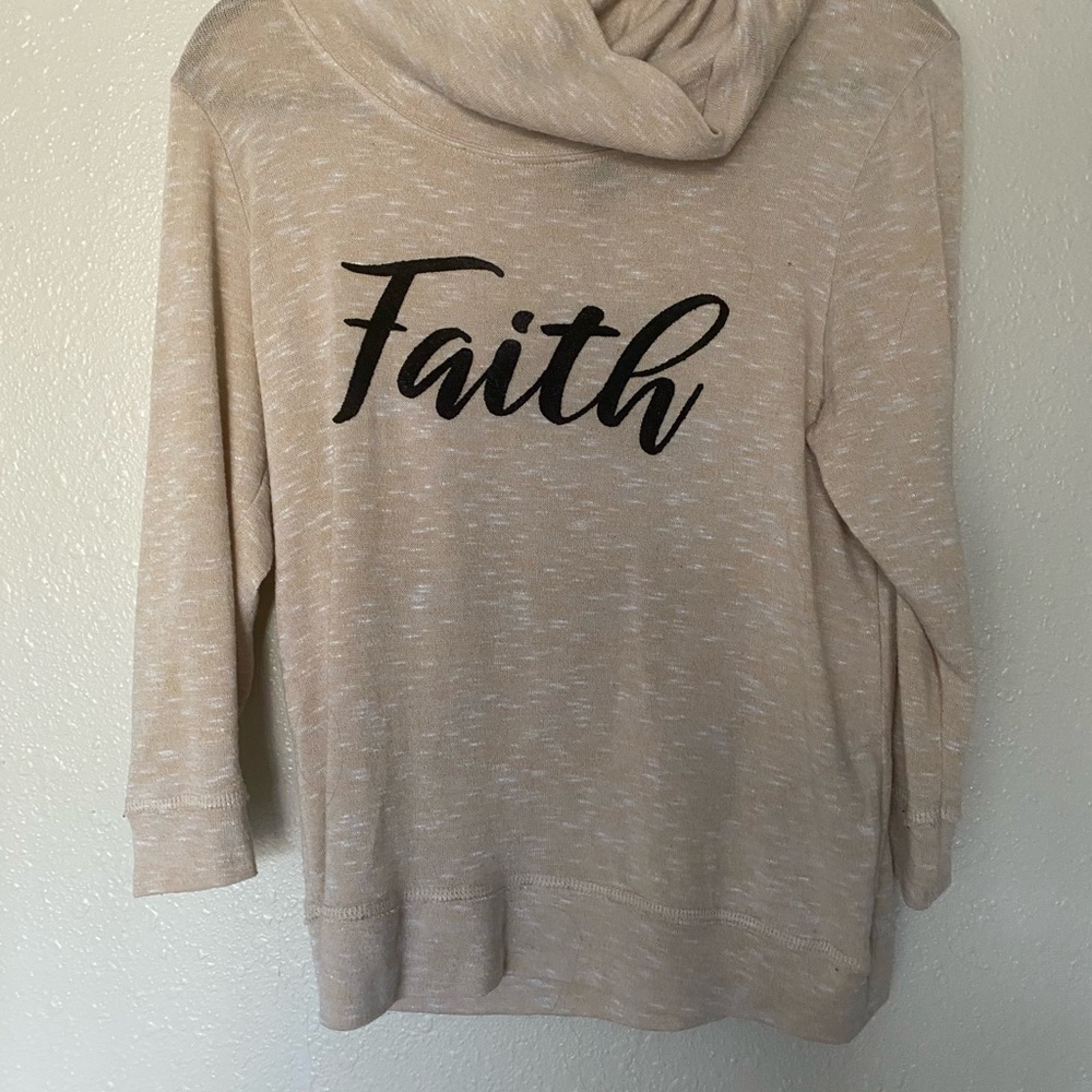Faith Beige Hoodie